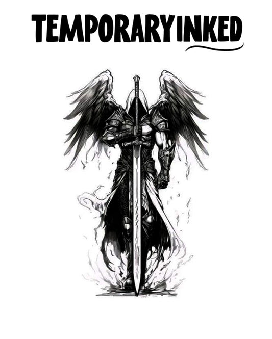 Dark Angel Warrior Tattoo