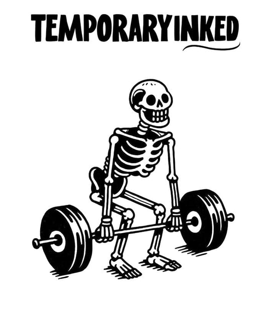 Deadlift Skeleton Tattoo
