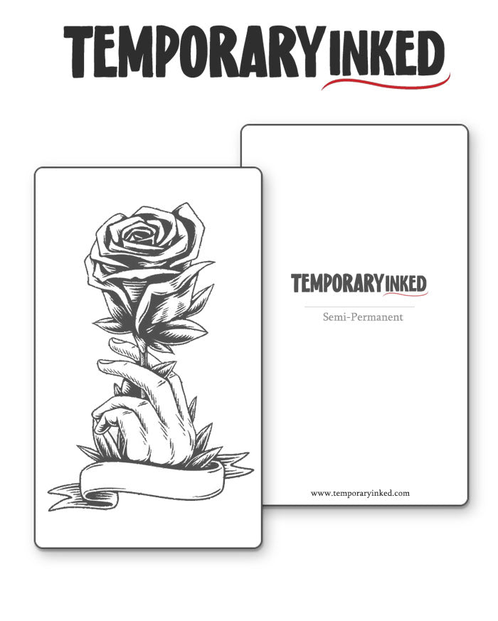 Delicate Rose Tattoo