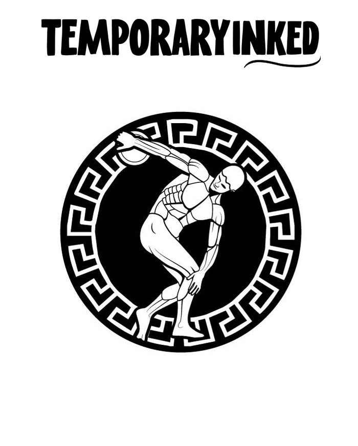 Disk Thrower Tattoo