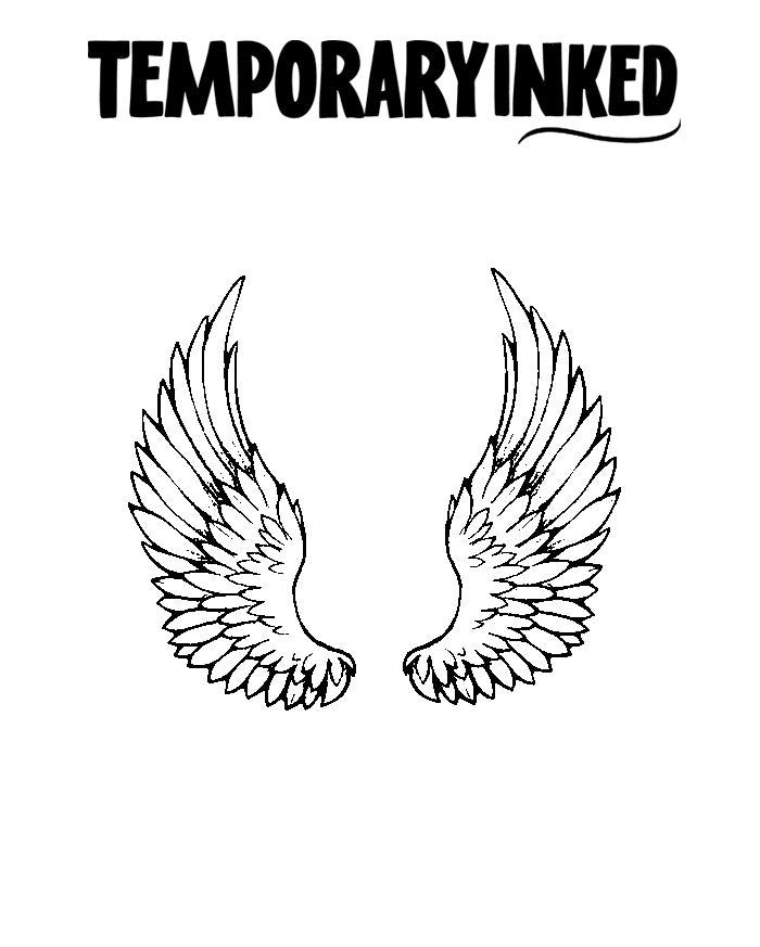 Divine Soft Wings Tattoo