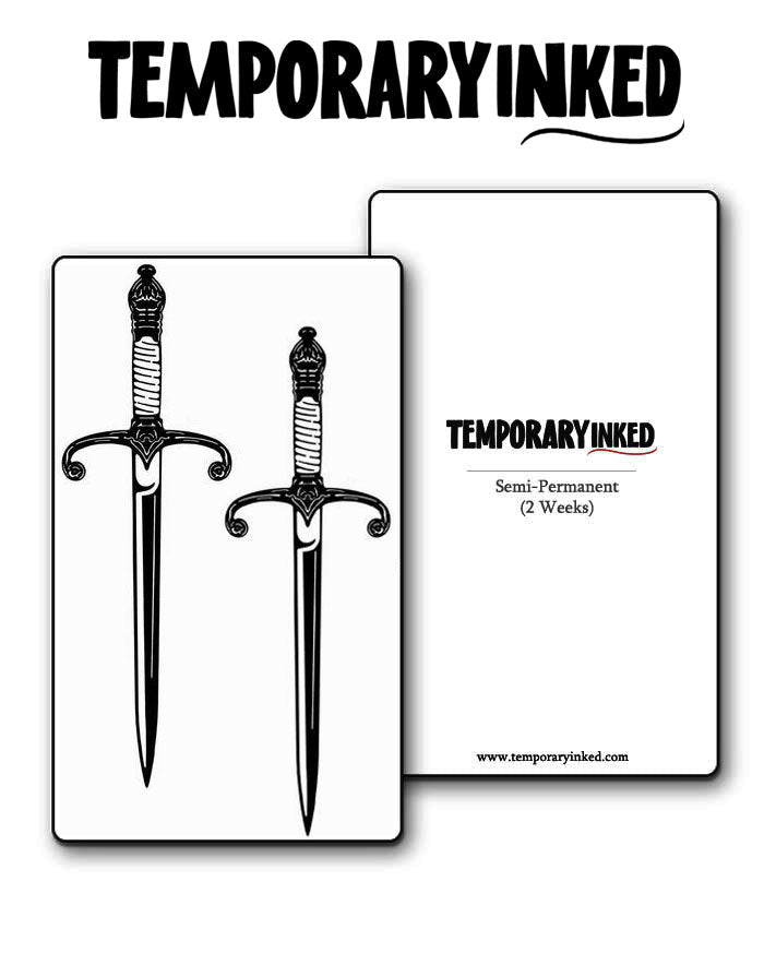 Double Blades Tattoo