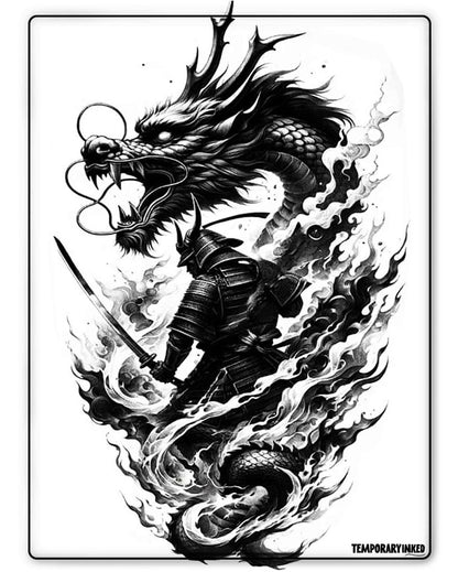 Dragon's Blade Half Sleeve