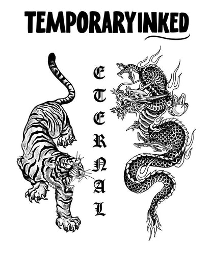 Dragon & Tiger Tattoo