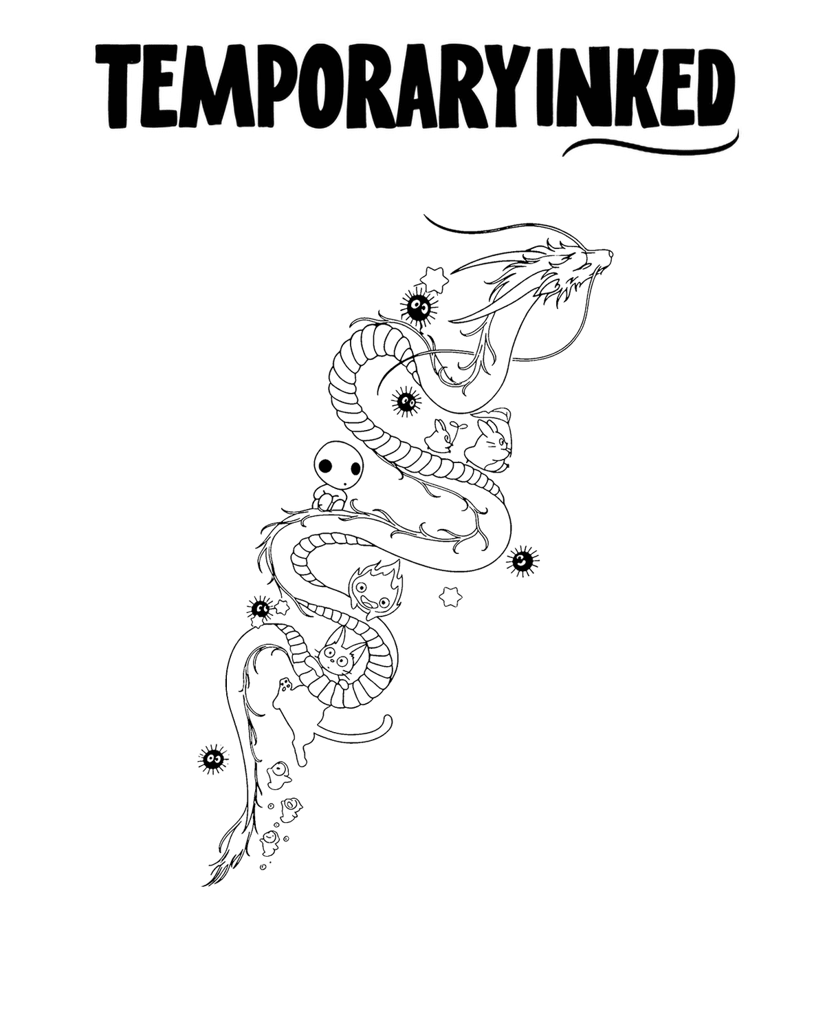 Dragon and Friends Tattoo