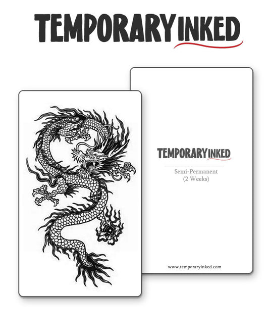 Dragon's Dance Medium Tattoo