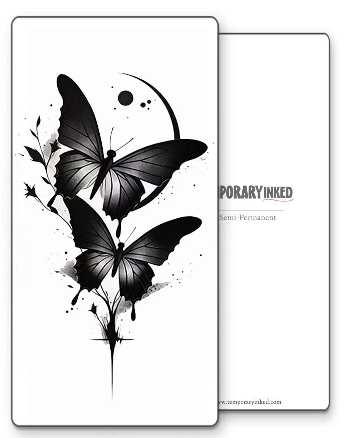 Eclipse Butterfly Tattoo