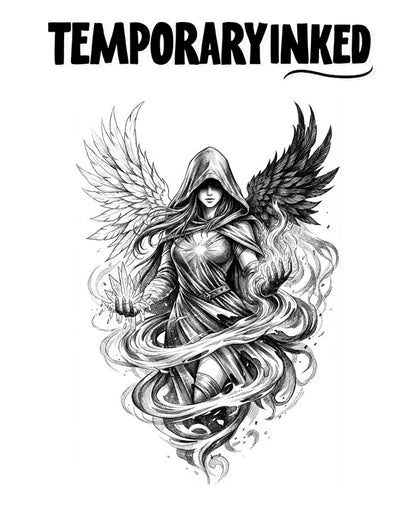 Elemental Angel Tattoo