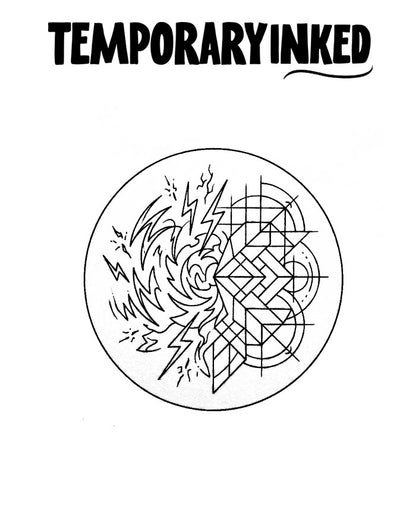 Eternal Cycle Geometric Tattoo