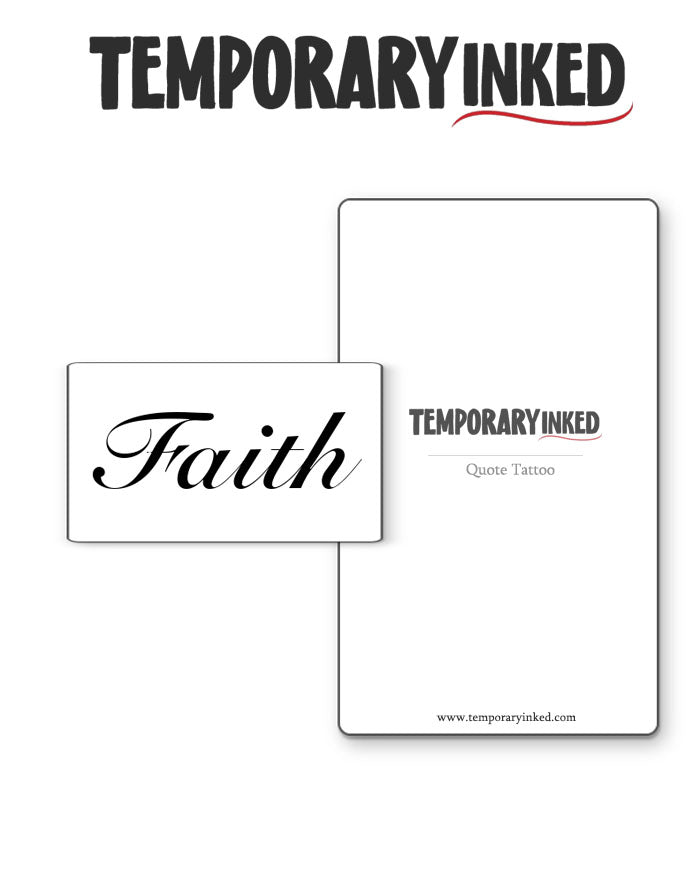 Faith Tattoo
