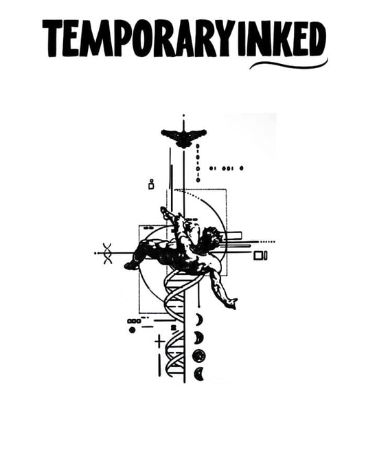 Falling Divine DNA Tattoo