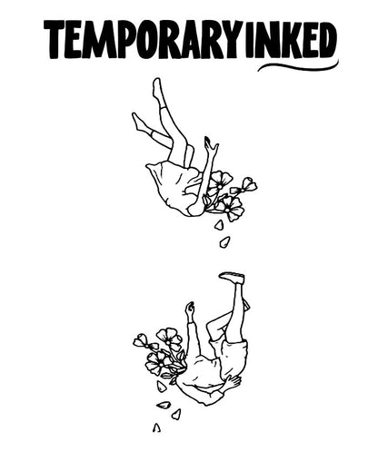 Falling Fragments Tattoo