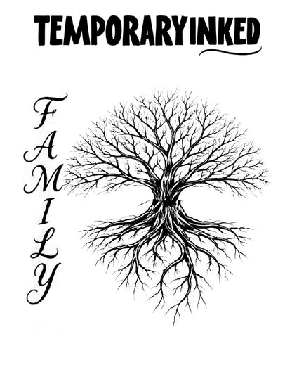 Family & Tree Tattoo