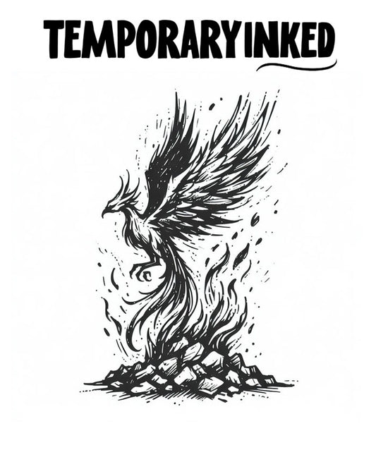 Fiery Phoenix Tattoo