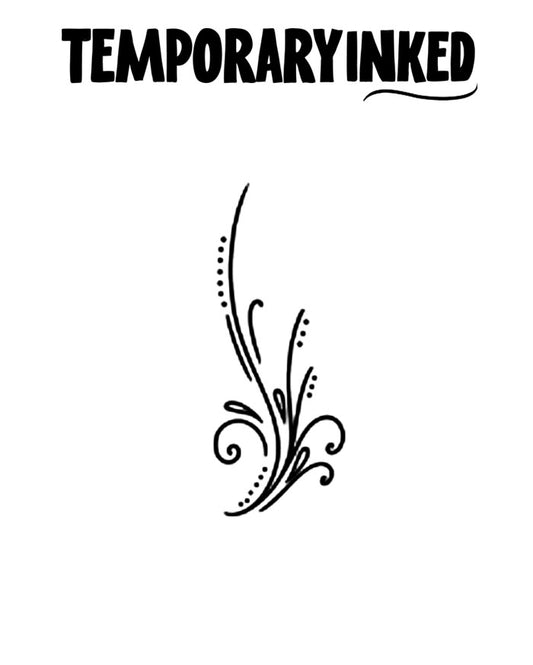Fine Line Flourish Tattoo