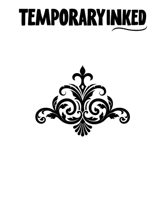Fleur De Lis Crest Tattoo