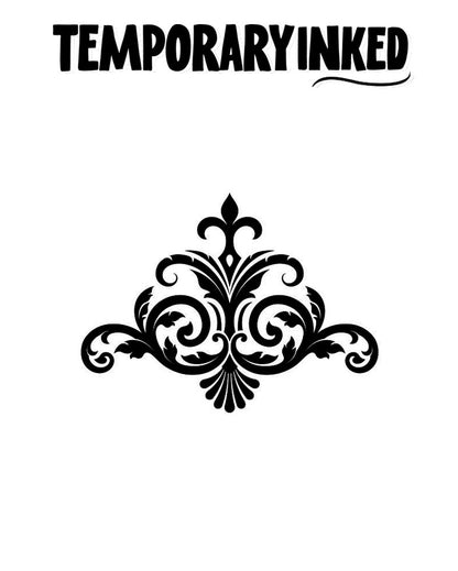 Fleur De Lis Crest Tattoo