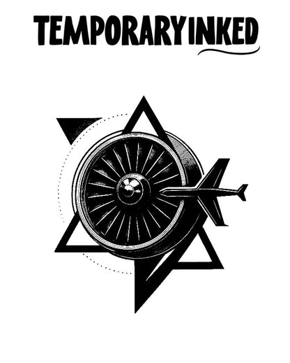 Flight Geometry Tattoo