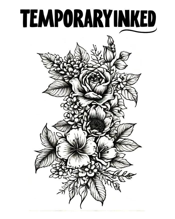 Floral Majesty XL Tattoo