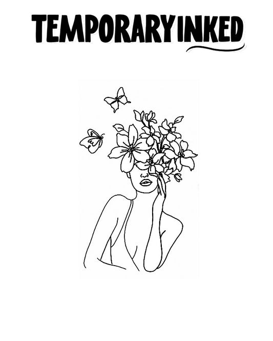 Floral Whispers Tattoo