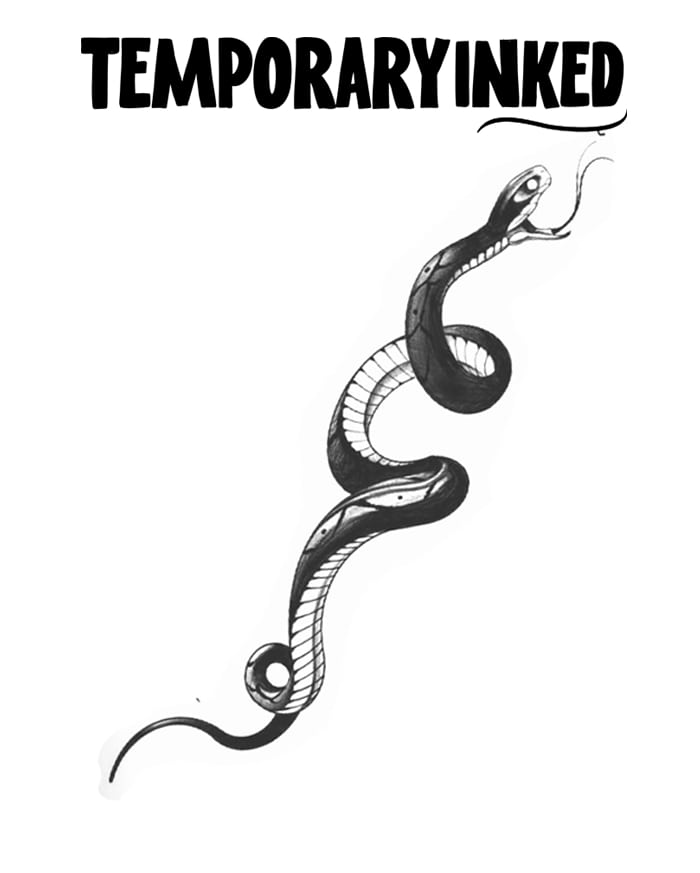 Flowing Serpent Tattoo