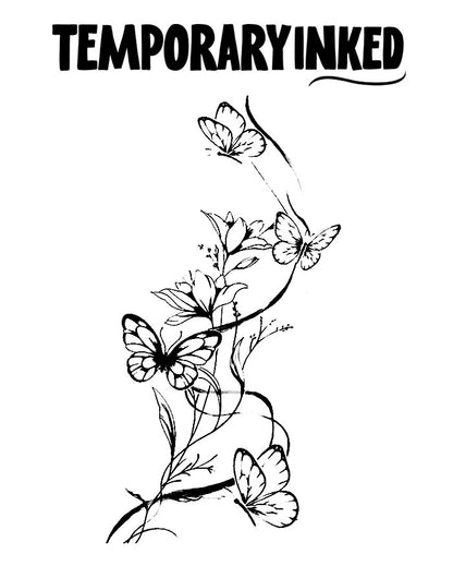 Flutter Flourish Tattoo