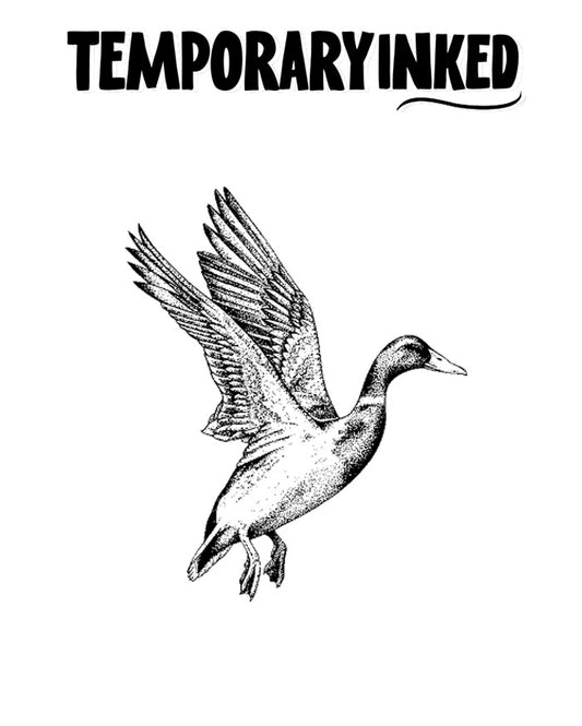 Flying Duck Tattoo