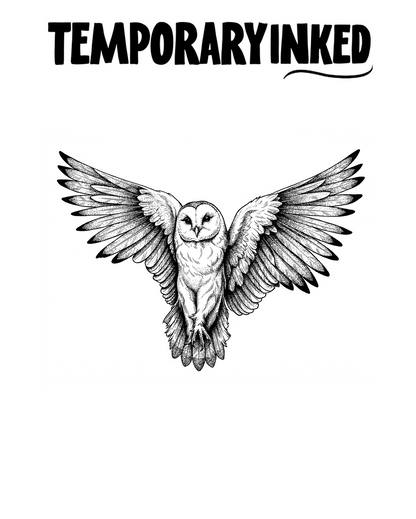 Flying Owl Tattoo