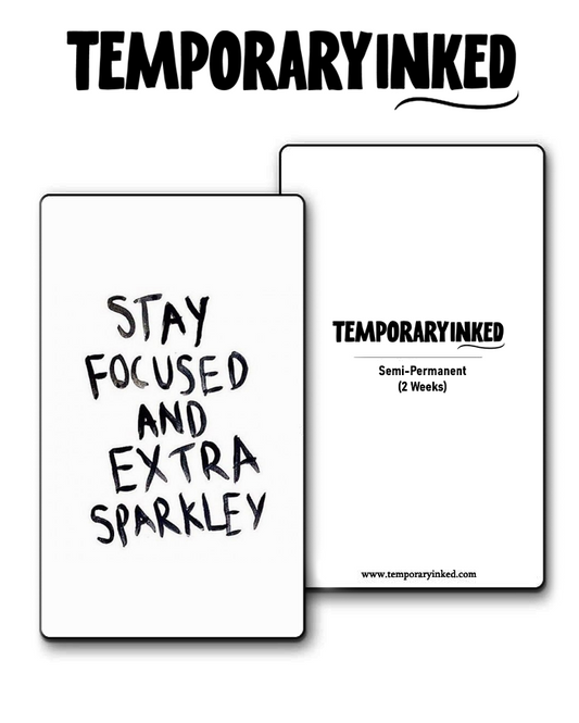 Focused & Extra Sparkley