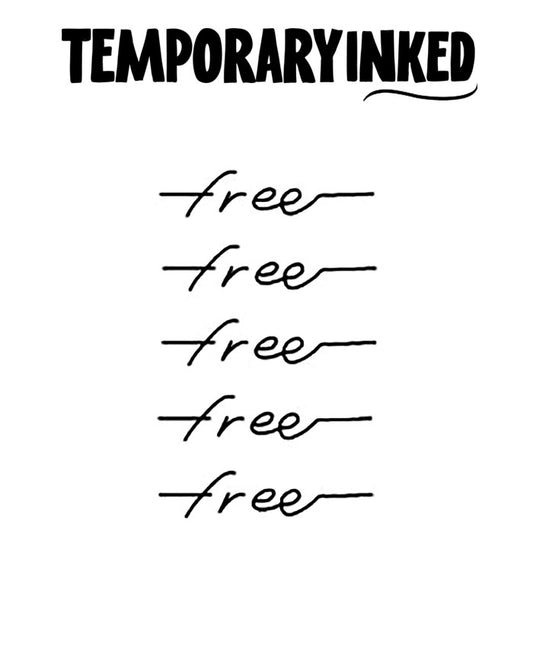 Free Fine Line Text Tattoo