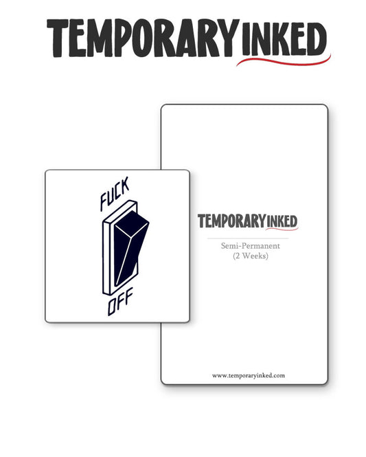 Fck-OFF Switch Tattoo