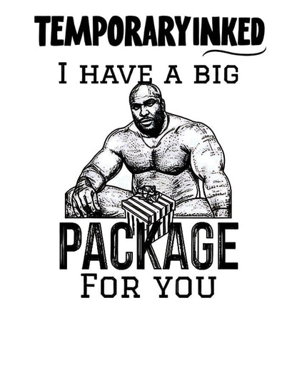 Funny Big Package Tattoo