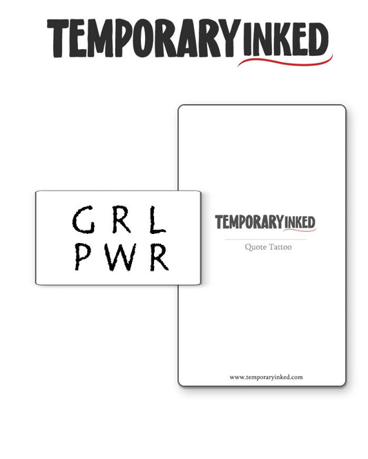 Girl Power Tattoo