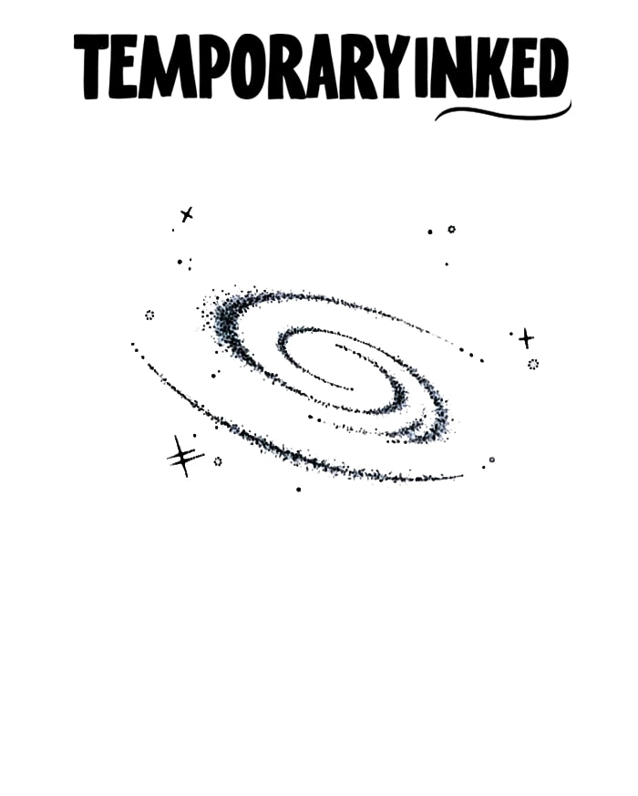 Galactic Spiral Tattoo