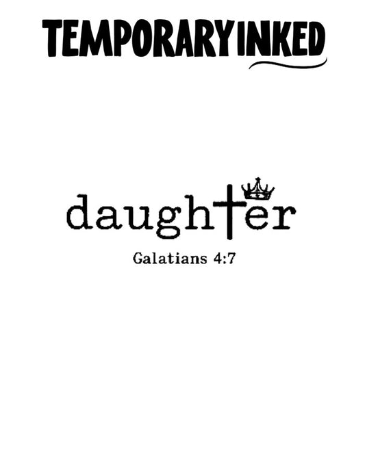 Galatians 4:7 Tattoo