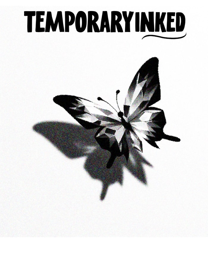 Geometric Butterfly Tattoo