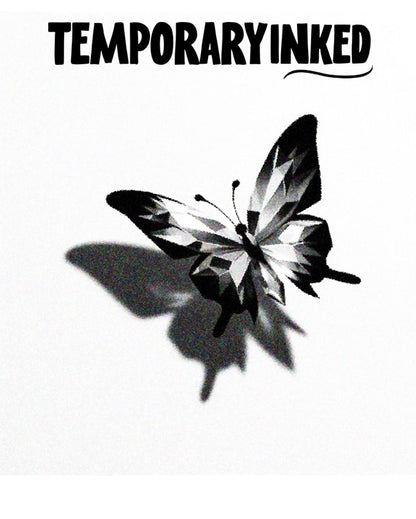 Geometric Butterfly Tattoo