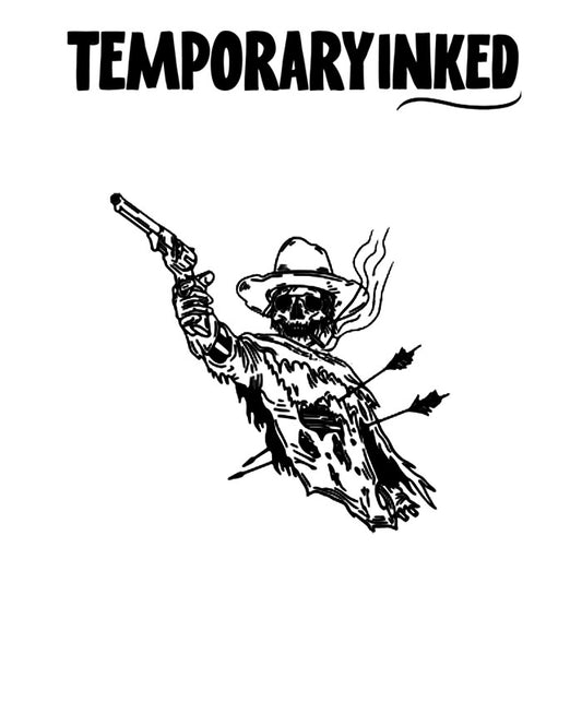 Ghost Gunslinger Tattoo