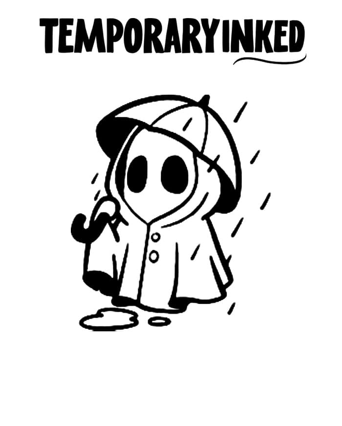 Ghost in the Rain Tattoo