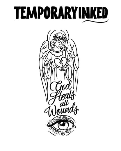 God Heals All Wounds Tattoo