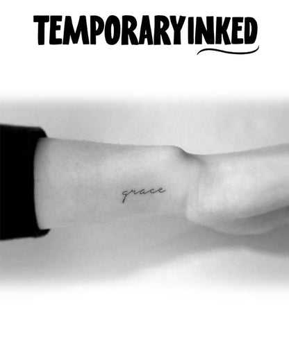 Grace Quote Tattoo