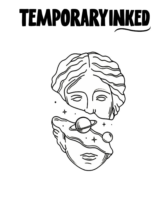 Greek Universe Tattoo