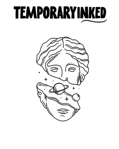 Greek Universe Tattoo