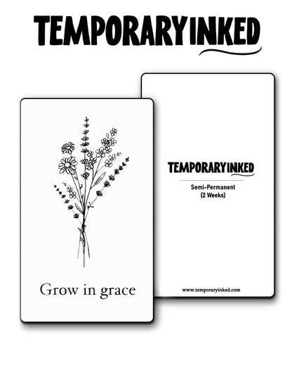 Grow In Grace Tattoo