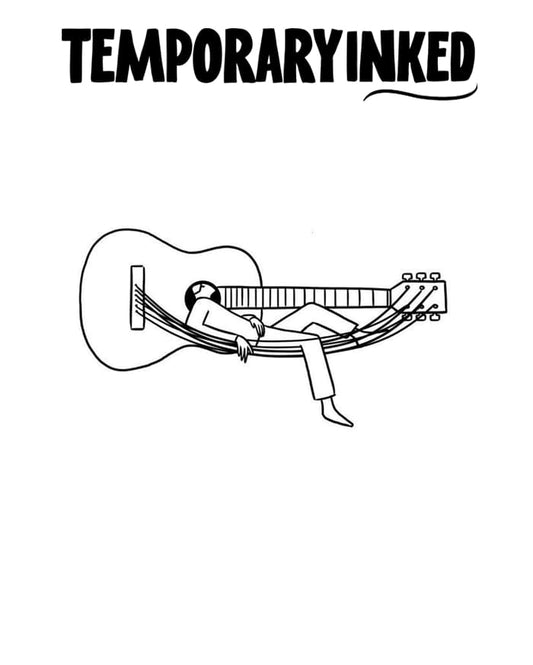 Guitar Dreamscape Tattoo