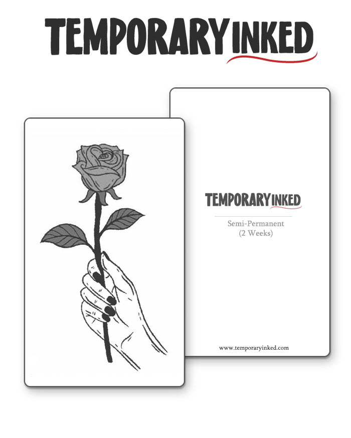 Heartfelt Rose Tattoo