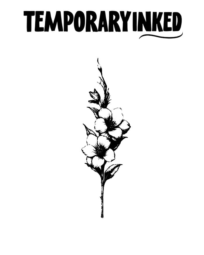 Hibiscus Flower Realism Tattoo