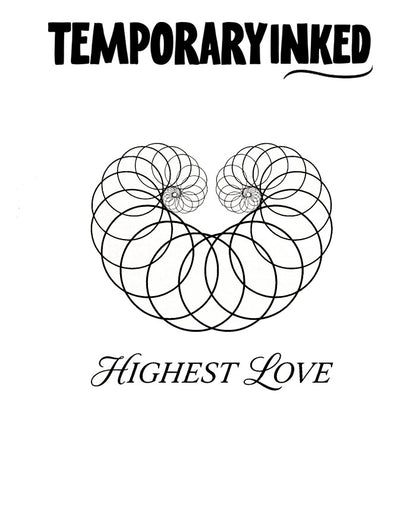 Highest Love Spiral Tattoo