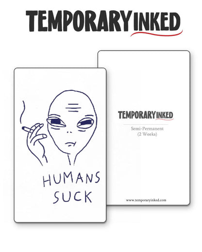 Humans Suck Tattoo
