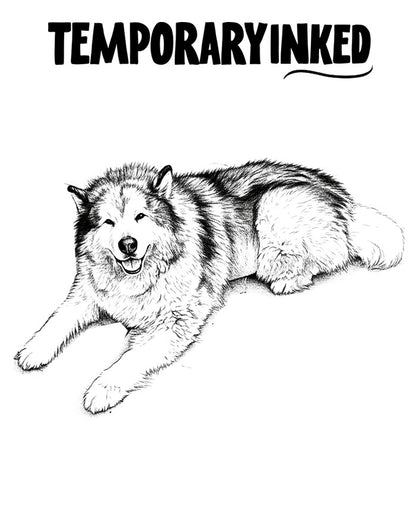 Husky Realism Tattoo